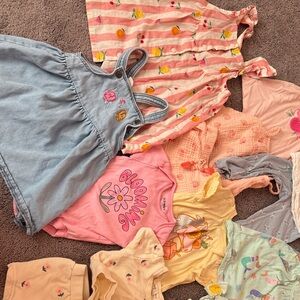 Colorful Baby Clothing Set bundle multiple brands size 12 And 12-18 months